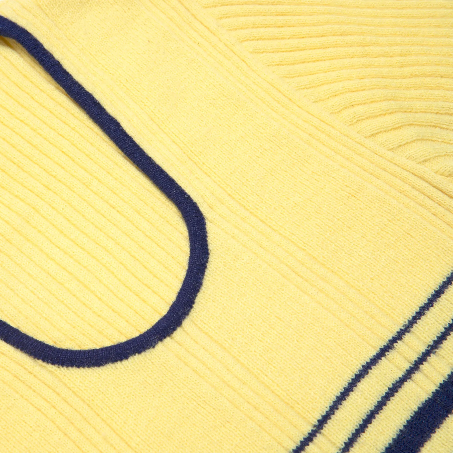 80s, Sculptural Ribbing, Tubular Neckline, Button Tab Cuff, Nautical