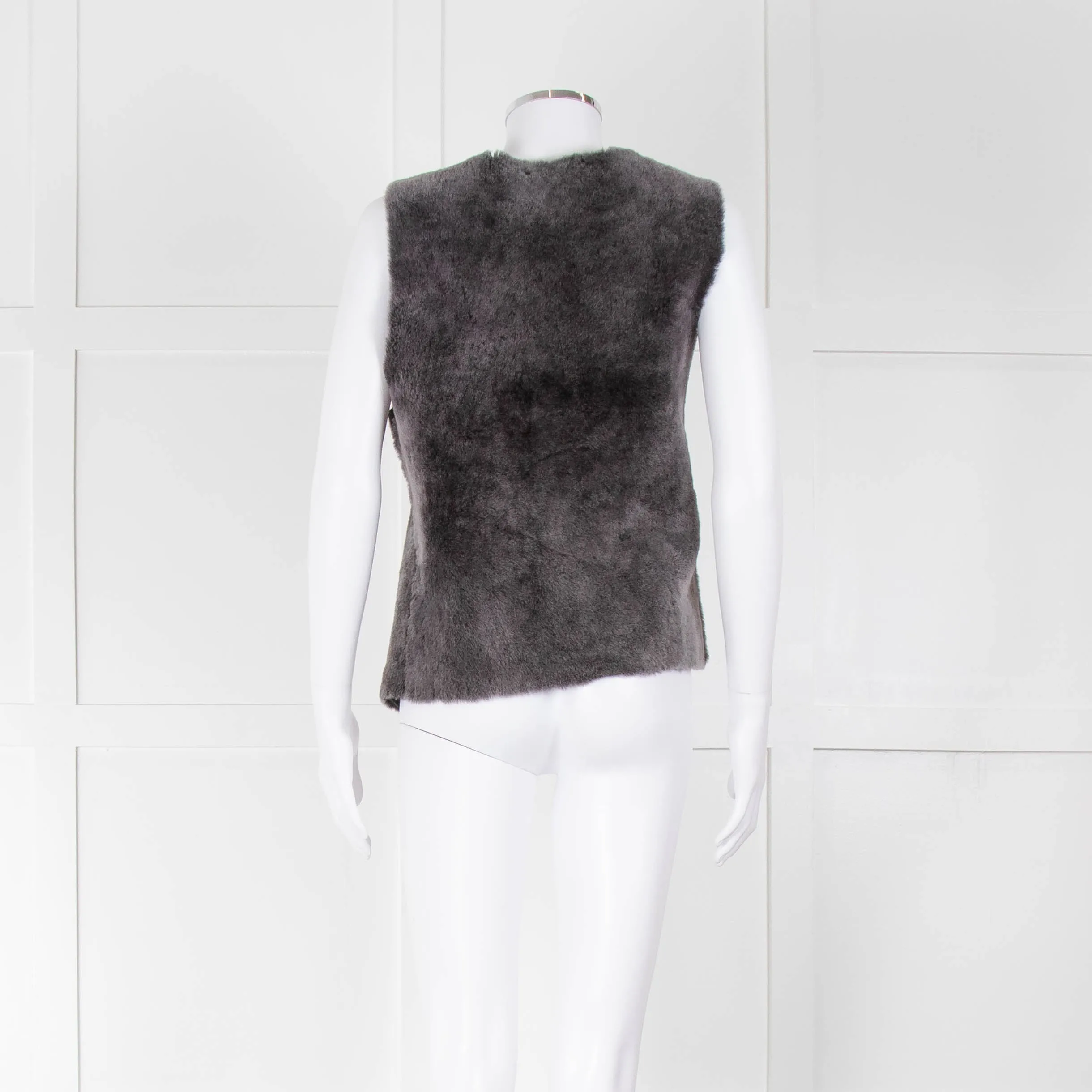 Anouk Grey Shearling Gilet