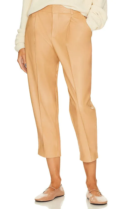 BCBGeneration Faux Leather Pants in Tan