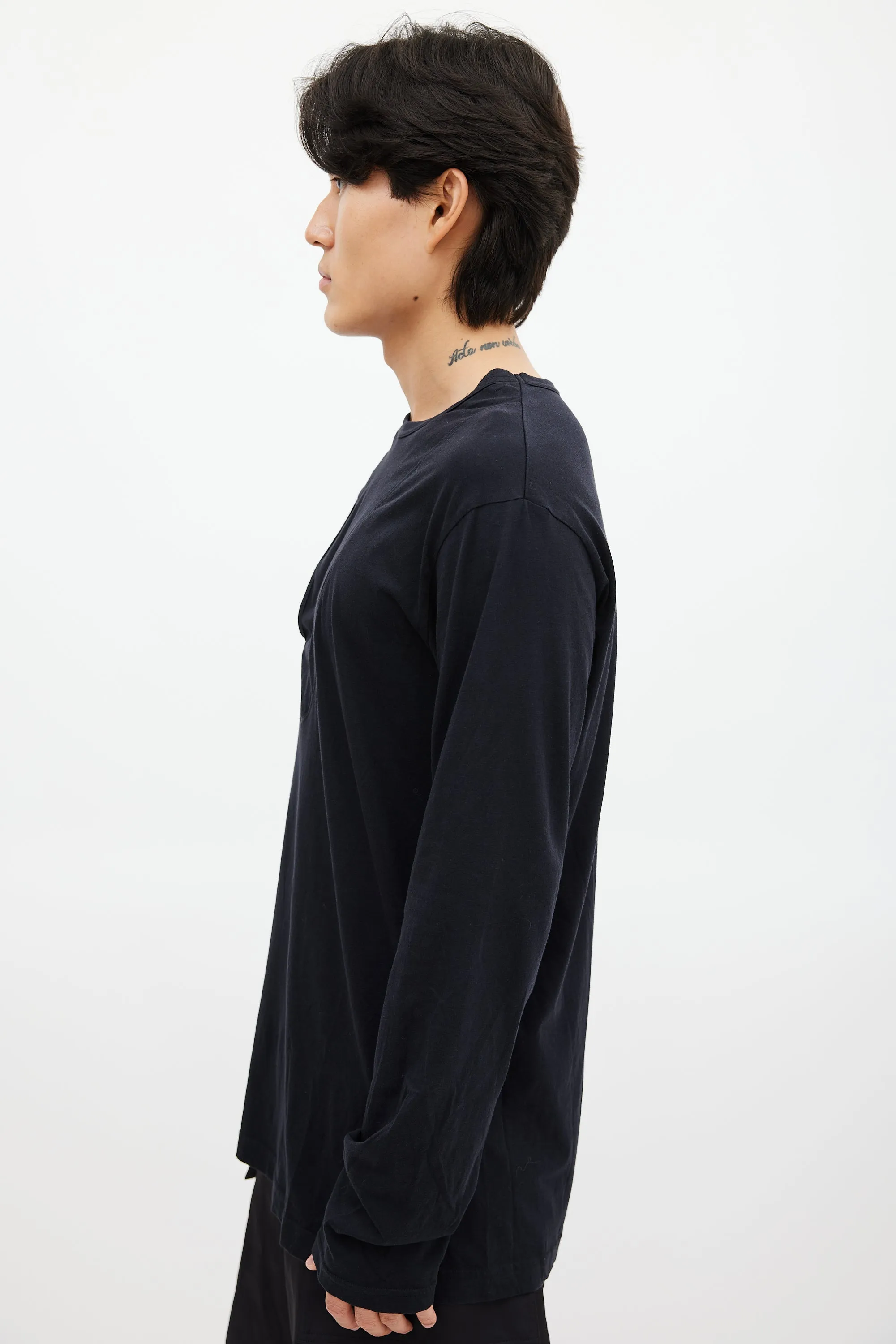Black & White Asymmetrical Top