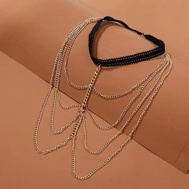 Dainty Layered Chic Womens Thigh Leg Chain