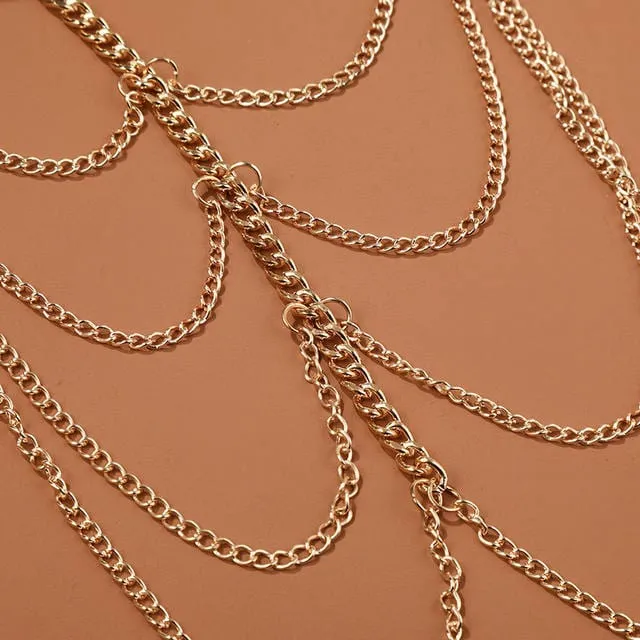 Dainty Layered Chic Womens Thigh Leg Chain