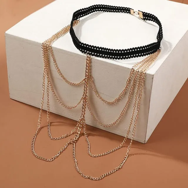 Dainty Layered Chic Womens Thigh Leg Chain