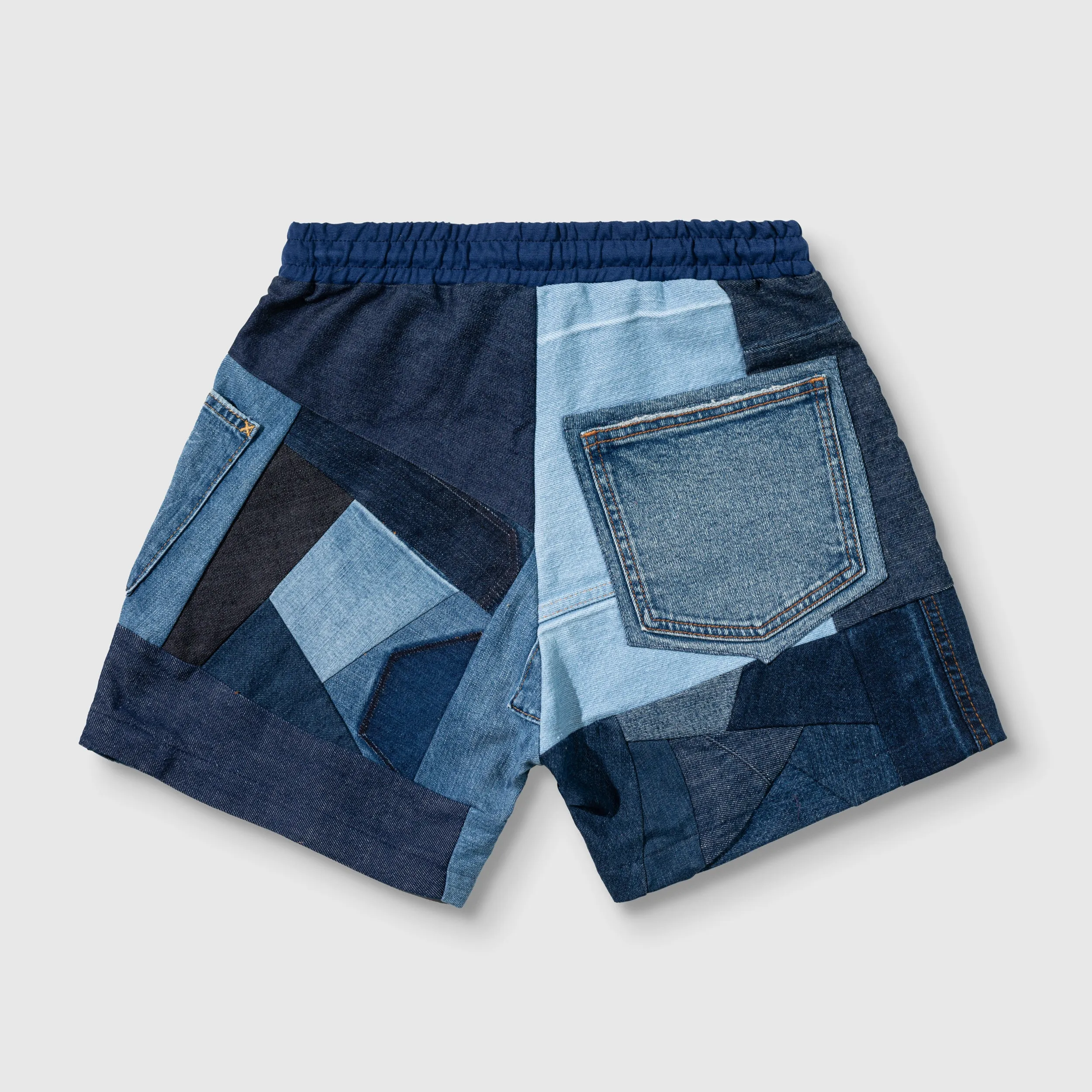 drawstring denim short