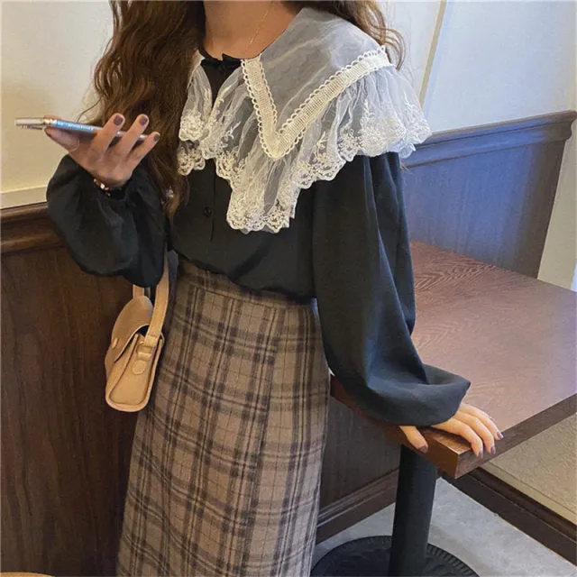 Fairy Peter Pan Collar Blouses