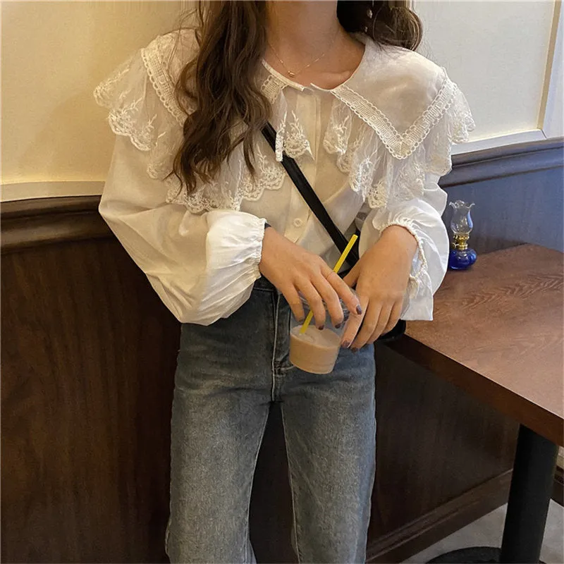 Fairy Peter Pan Collar Blouses