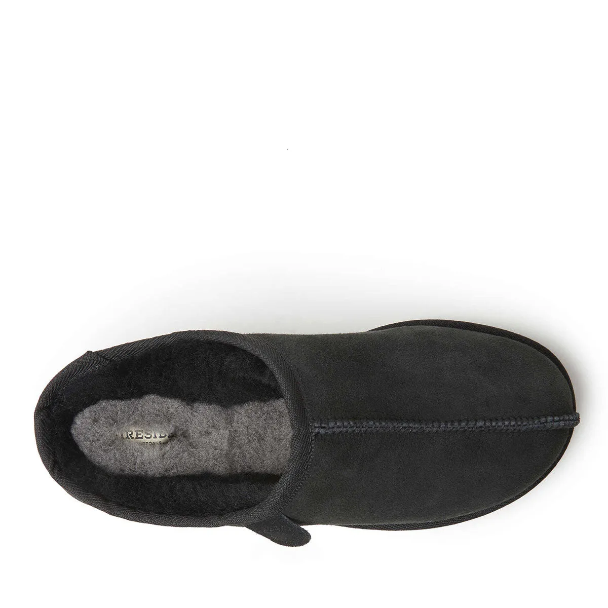 Fireside By Dearfoams Men's Grafton Genuine Shearling Clog Slipper