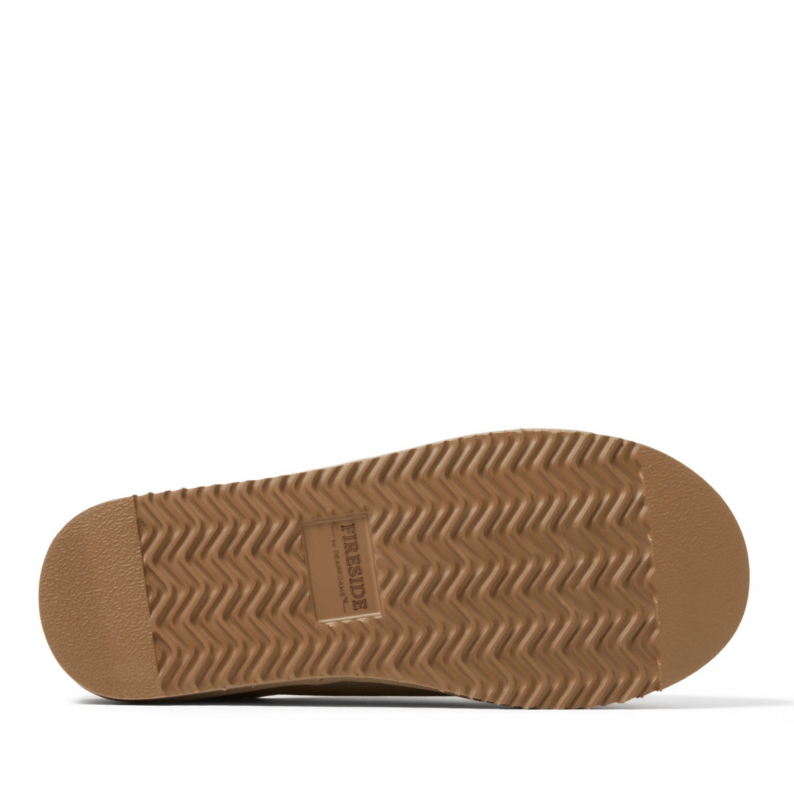 Fireside By Dearfoams Men's Grafton Genuine Shearling Clog Slipper