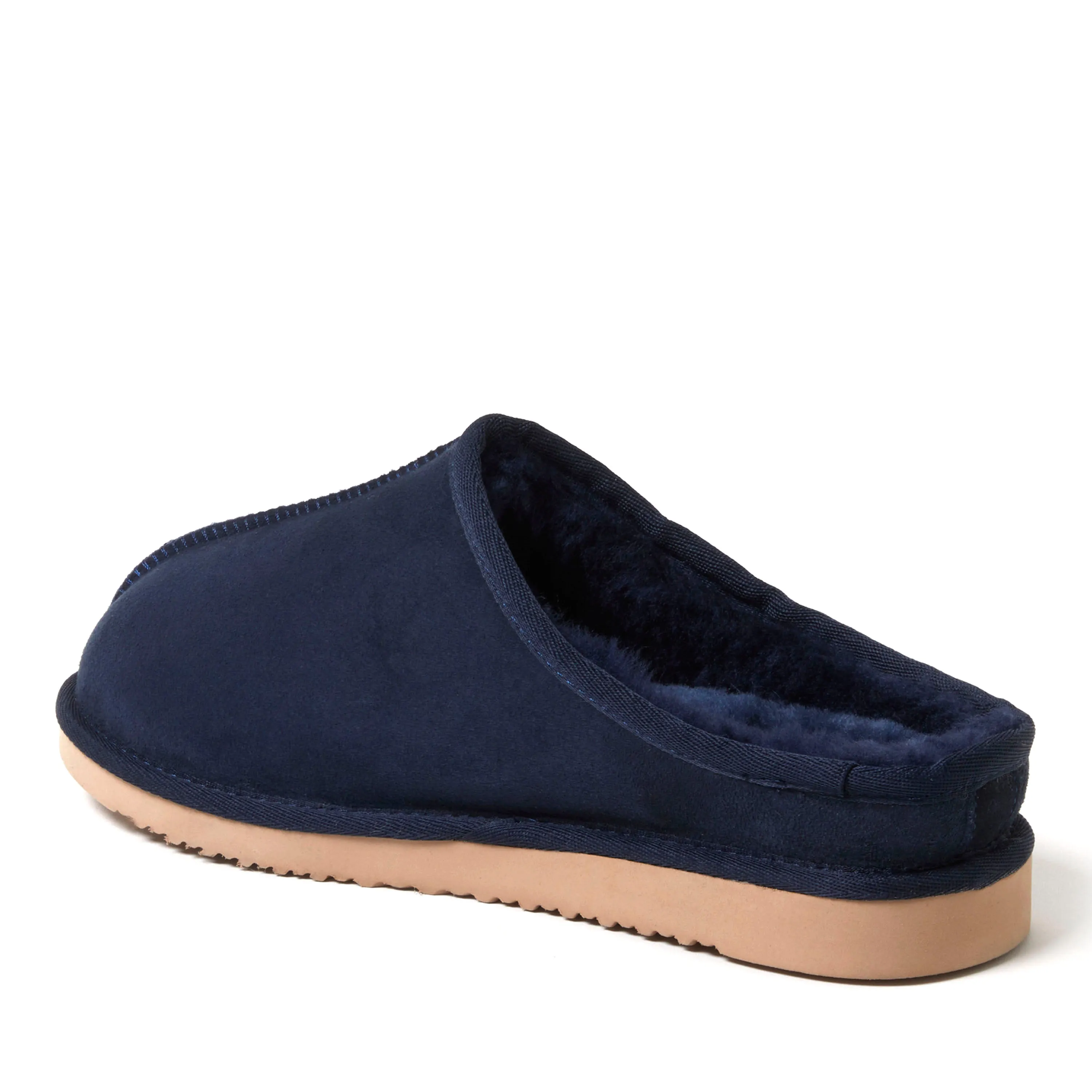 Fireside By Dearfoams Men's Grafton Genuine Shearling Clog Slipper