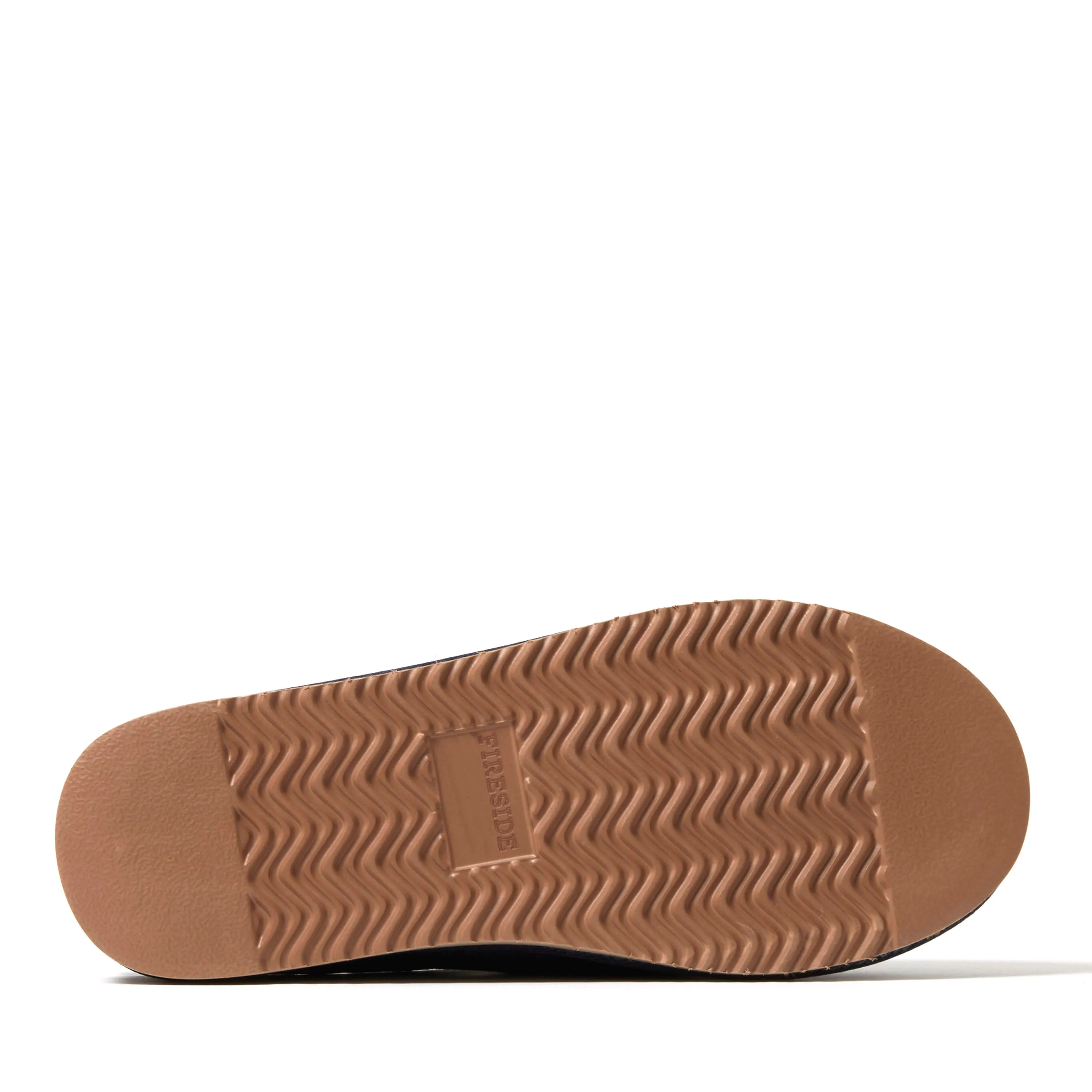 Fireside By Dearfoams Men's Grafton Genuine Shearling Clog Slipper
