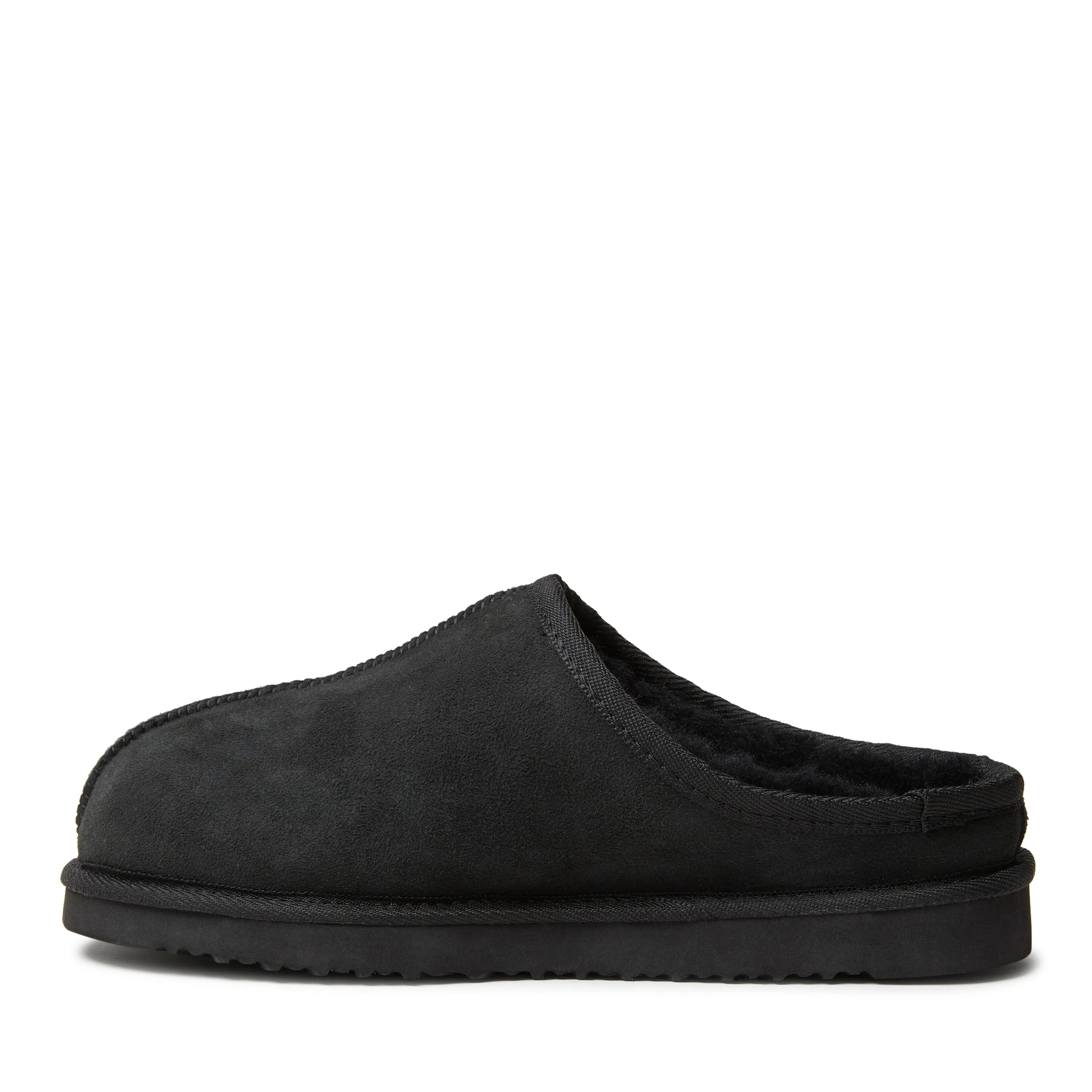 Fireside By Dearfoams Men's Grafton Genuine Shearling Clog Slipper