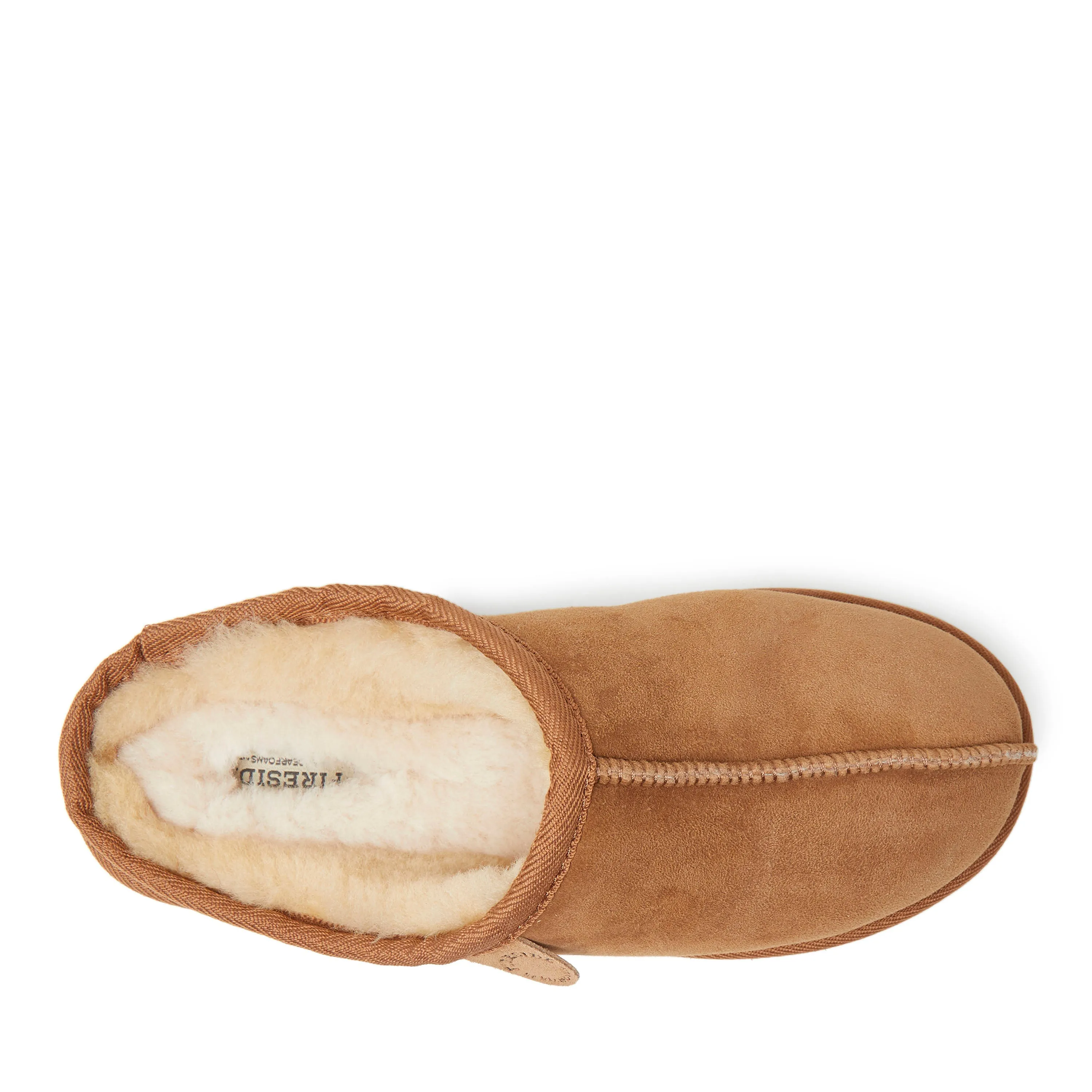 Fireside By Dearfoams Men's Grafton Genuine Shearling Clog Slipper