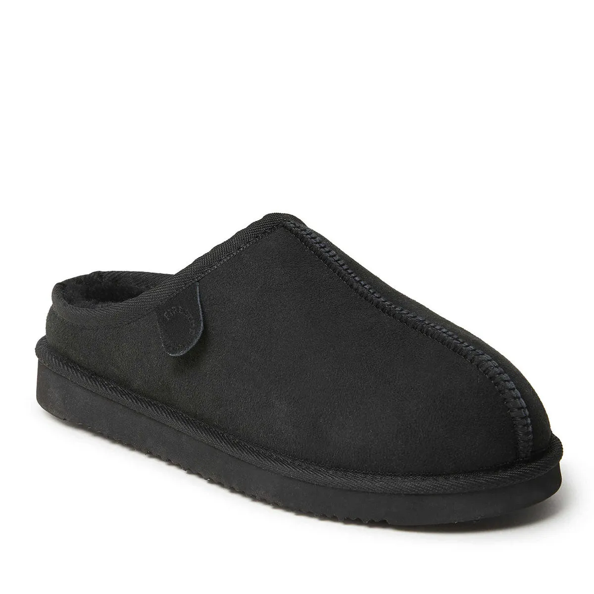 Fireside By Dearfoams Men's Grafton Genuine Shearling Clog Slipper