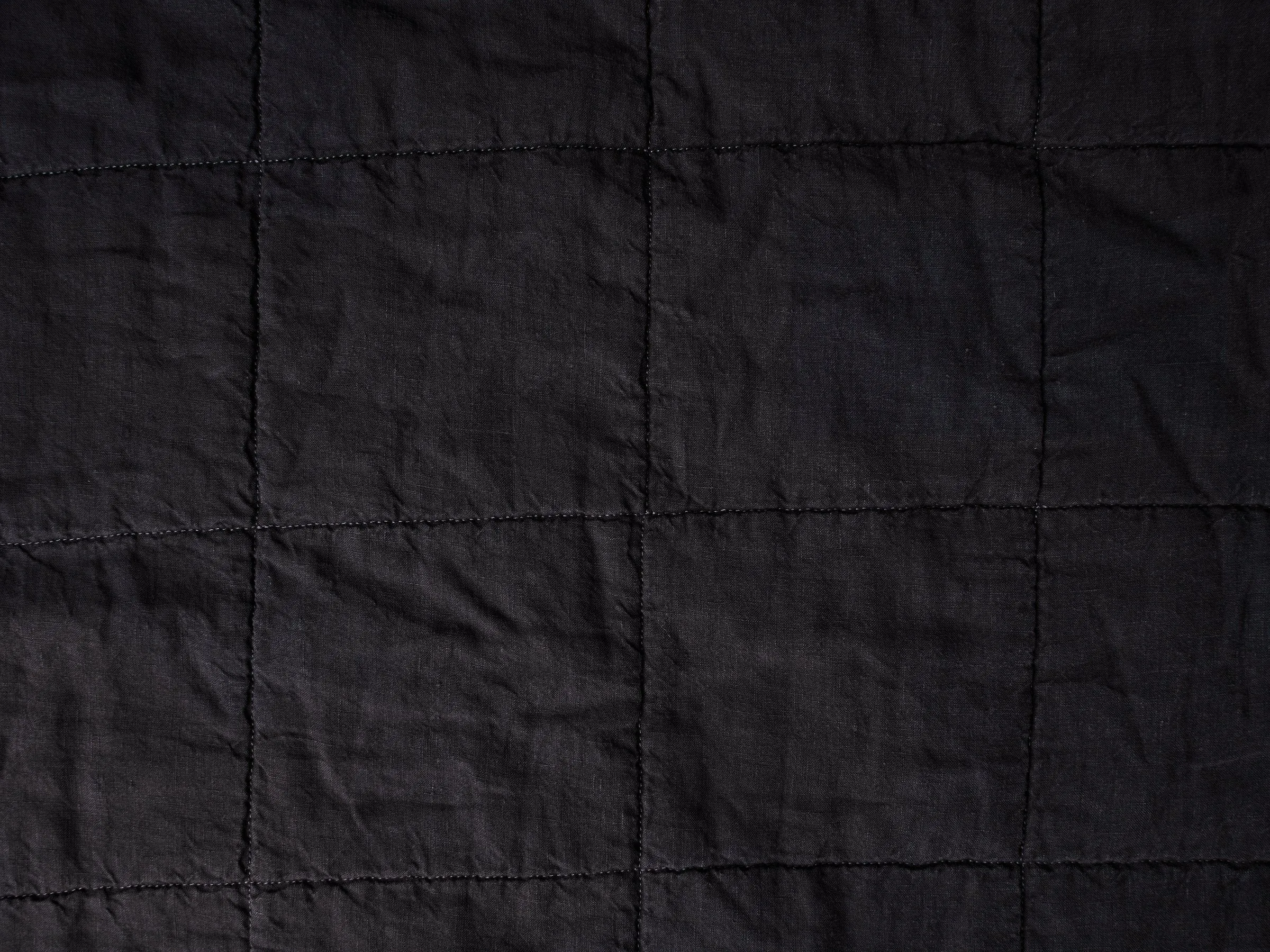 Linen Box Quilt (Coal)
