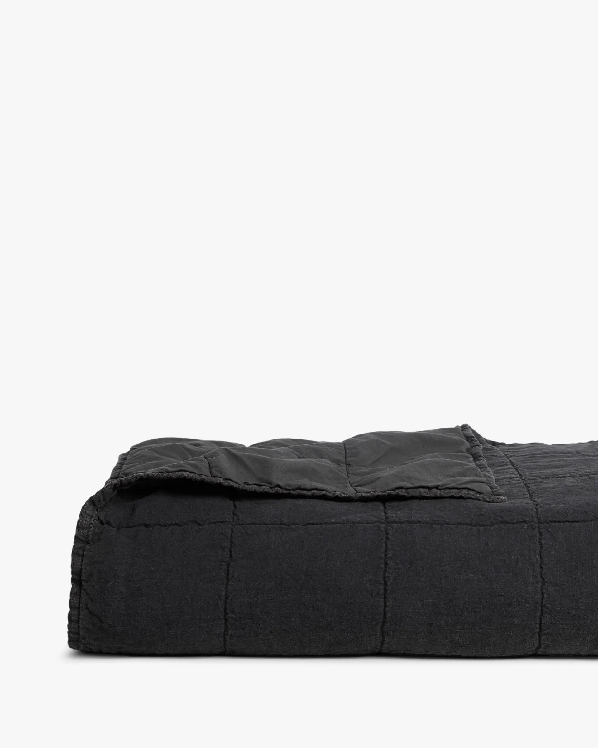 Linen Box Quilt (Coal)