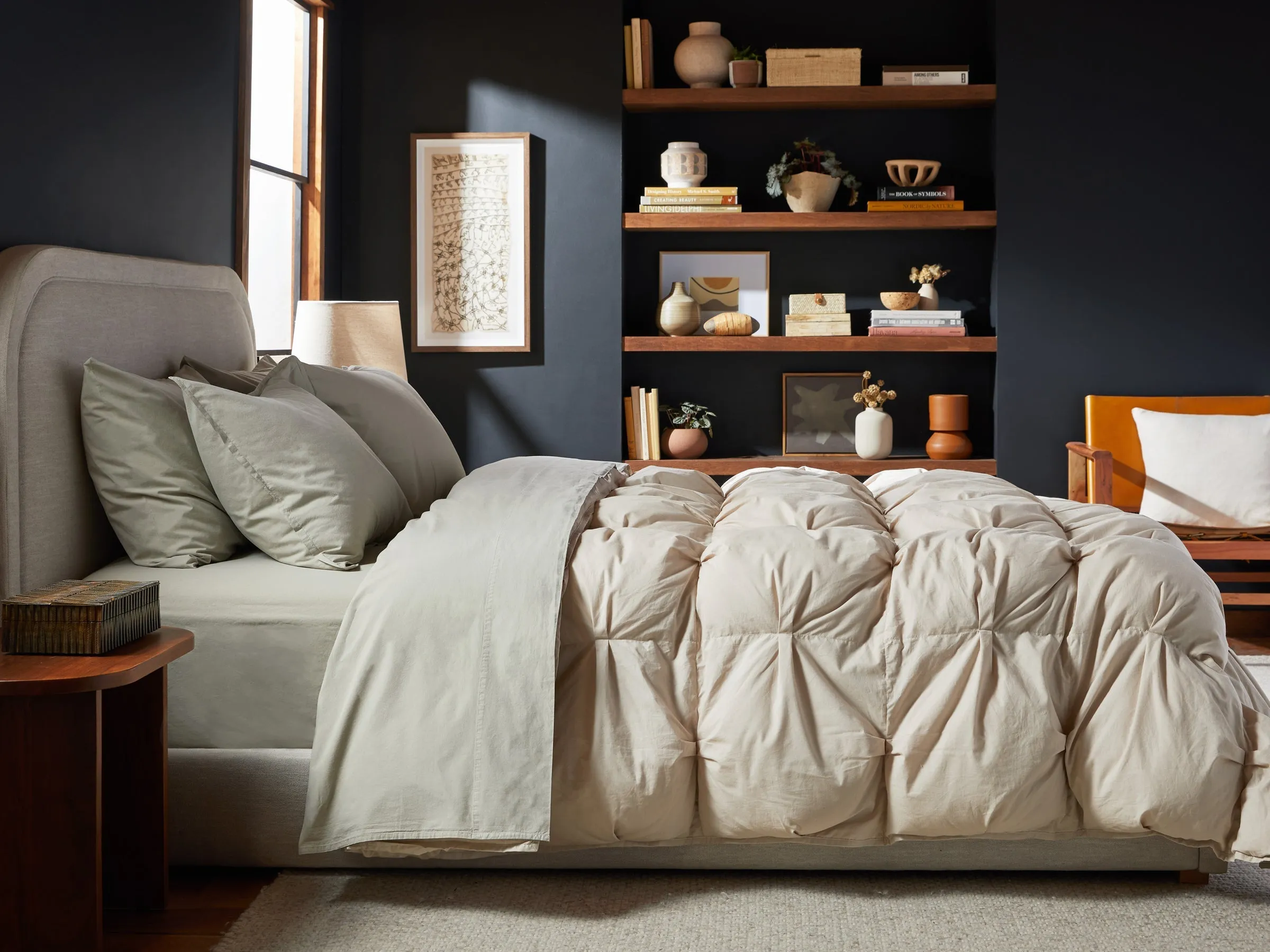 Organic Cotton Puff Comforter (Bone)