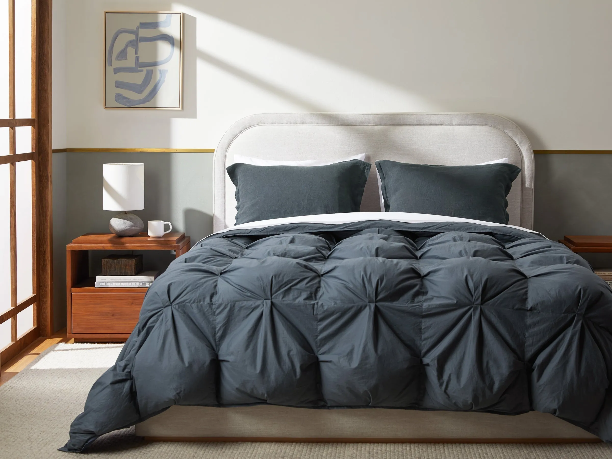 Organic Cotton Puff Comforter (Dusk)