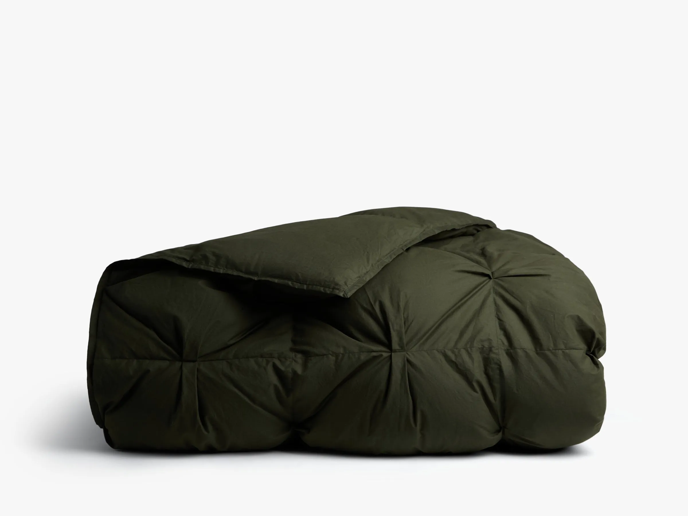 Organic Cotton Puff Comforter (Evergreen)
