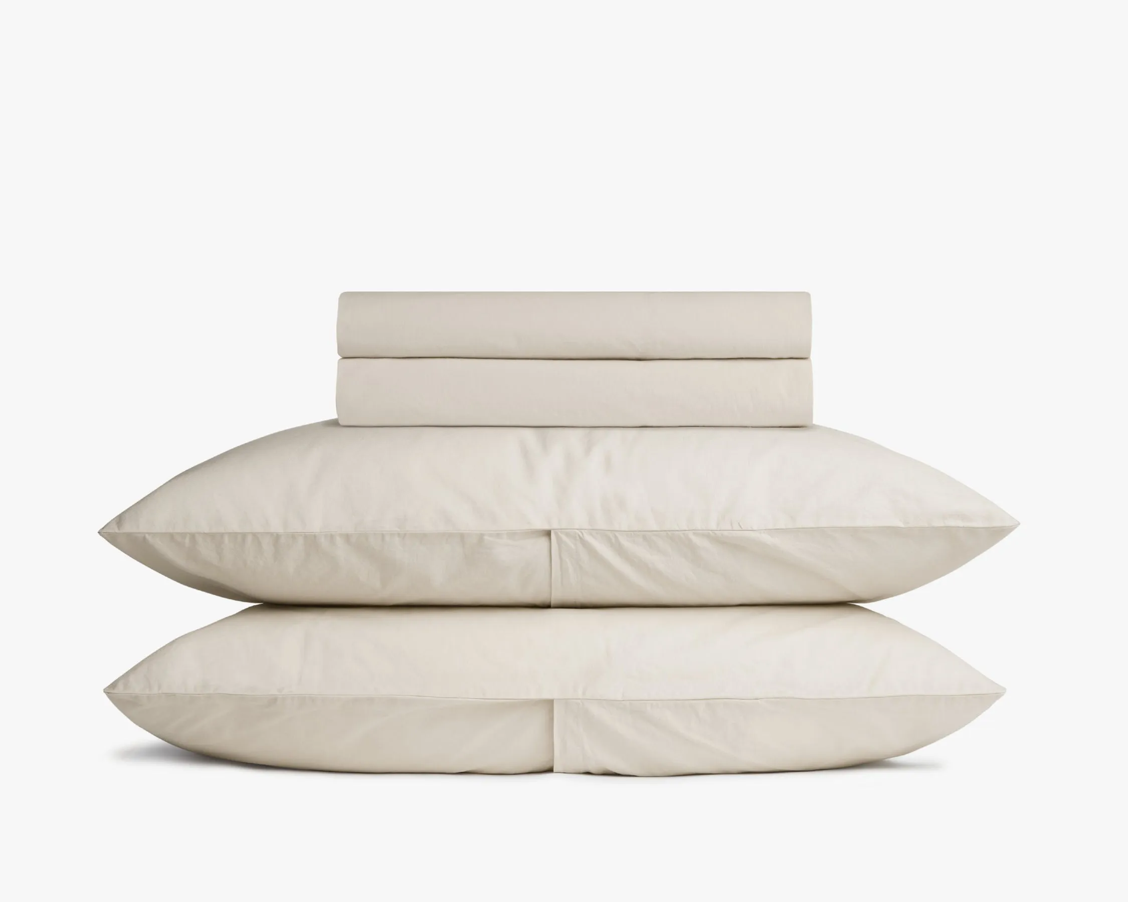 Percale Sheet Set - Bone F/Q