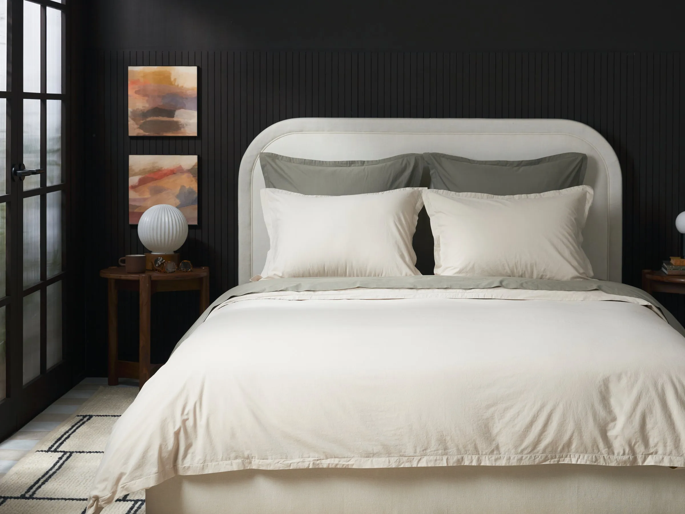 Percale Sheet Set - Bone F/Q