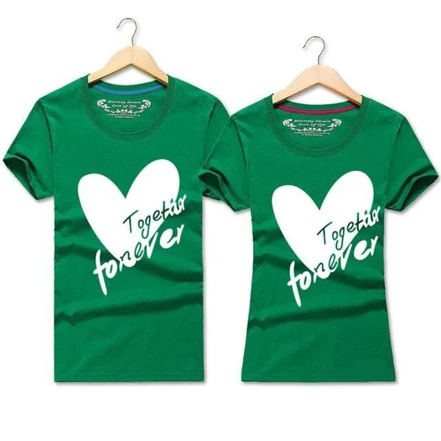 Together forever couple t shirts