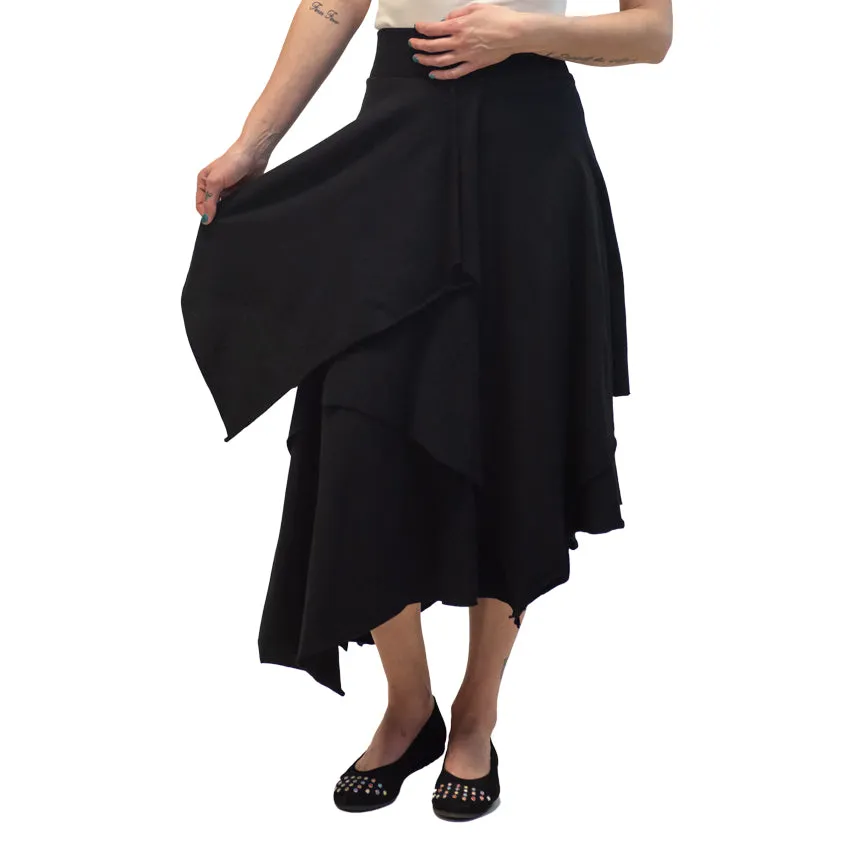Tri Fab Layered Skirt