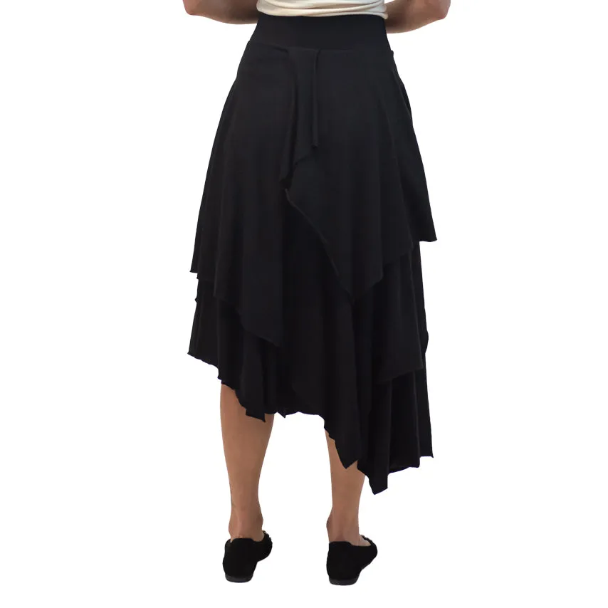 Tri Fab Layered Skirt