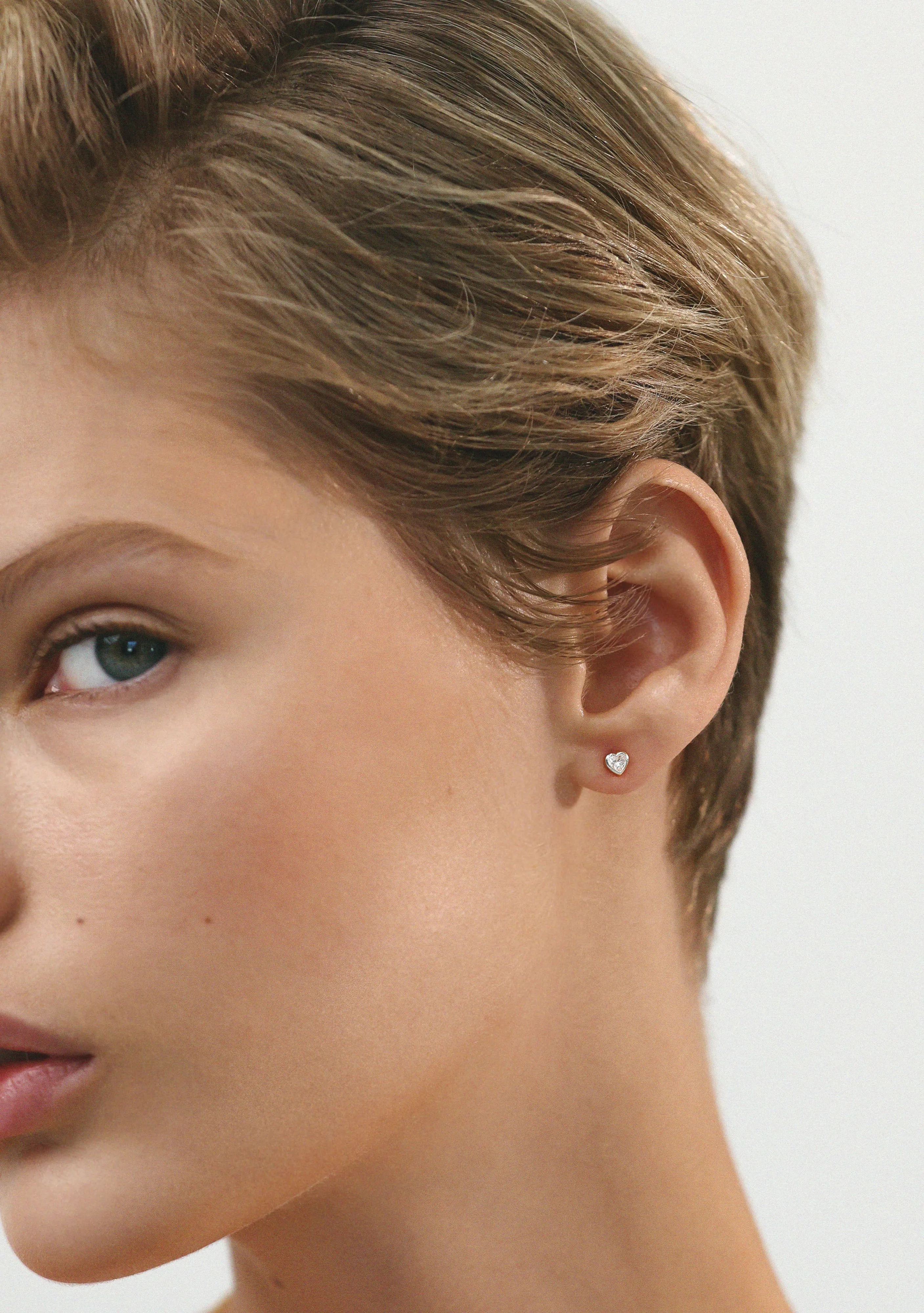 True Love Flatback Stud - Single - Silver